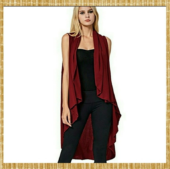 Accessories New Wine Drape Shawl Scarf Vest Poshmark